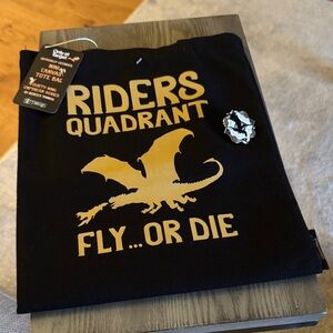 Fourth Wing Tote Bag with Pin